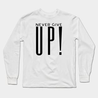 Royal Never Give Up Long Sleeve T-Shirt